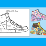 All About Me Shoe Craft | Back to School Get to Know Me Activity PDF